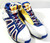 Adidas Formotion Team Issued White/Blue/Gold Basketball Shoes Size 17