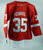 New Youth Detroit Red Wings Jimmy Howard #35 Authentic Red Jersey Reebok L/XL 8S