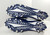 Utah State Aggies Nike White/Navy Vapor Speed 3/4 TD Midtop Football Cleats 15