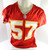 1998 Kansas City Chiefs Jerrott Willard #57 Game Issued Red Jersey 48 DP51850