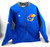 Kansas Universey Jayhawks Team Issued Blue Warmup Jacket Adidas 2XL