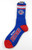 Detroit Pistons 4 Stripe Deuce FBF Originals Socks Blue Size Large New