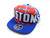 Detroit Pistons VW78 Oversized Logo Adidas Snapback Hat Cap White Blue New