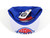 Detroit Pistons Logo Flat Brim Adidas Snapback Hat Cap White Royal Blue New