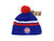 Detroit Pistons Logo '47 Brand Knit Pom Beanie Winter Hat Red White Blue New