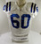 2002 Indianapolis Colts Jeff Iorio #60 Game Issued Pos Used White Jersey 48 1