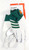 Miami U adidas NastyFAST White/FORGreen Leather Football Gloves Size 3XL New