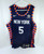 Men New York Knick Dennis Smith Jr #5 Navy City Ed Jersey Swn 2XL 56 Nike NWT 8S