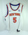 Men New York Knick Dennis Smith Jr. #5 White Asc Jersey Swgmn 2XL 56 Nike NWT 4S