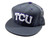 TCU Logo Pro Line On The Field Collection Hat Cap Adjustable Gray New