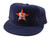 Houston Astros New Era 90's Deadstock Fitted Hat Cap 7 1/4 Leather Inner Band