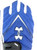 New Under Armour NCAA Combat II FF Size XXL Football Gloves MDN/WHT-410