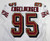 2005 San Francisco 49ers John Engelberger #95 Game Issued White Jersey 4 193