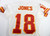 1997 Kansas City Chiefs Jones #18 Game Issued White Jersey 42 DP51779