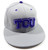 TCU Horned Frogs Pro Line Flexfit Hat Cap Gray Purple Size S