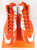 Virginia Cavaliers Team Issued NIKE Vapor Speed 3/4 TD Size 14 White/Orange Cleats