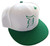 2019 Detroit Tigers St. Patrick's Day White Green New Era 5950 Fitted Hat 6 7/8
