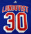Mens New York Rangers Henrik Lundqvist #30 Authentic Adidas Pro Blue Jersey S 46