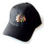 Chicago Blackhawks Logo Antigua Black Hat Cap M/L Flexfit Fitted NWT