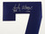 Andy Moog Signed Blue Number 7 Jersey Number JSA Auto COA