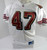 2001 San Francisco 49ers #47 Game Issued White Jersey 46 DP57991