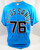 Miami Marlins De Los Santos #76 Game Issued Blue Jersey 46 DP22269