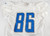 2017 Detroit Lions #86 Game Issued White Practice Jersey 48 DP103171
