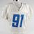 2018 Detroit Lions A'Shawn Robinson #91 Game Used White Practice Jersey 48 73