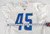 2017 Detroit Lions Charles Washington #45 Game Issued White Practice Jersey 75