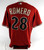 2009 Arizona Diamondbacks Alex Romero #28 Game Used Red Jersey 48 332