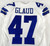 2015 Dallas Cowboys Ka'Lial Glaud #47 Game Issued White Jersey 42 848