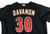 2007 Arizona Diamondbacks Jeff DaVanon #30 Game Used Black Jersey 48 394