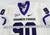 Texas Christian TCU Frogs #90 Game Used White Jersey Football NP R XL 671
