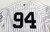 2019 New York Yankees Trey Amburgey #94 Game Used White Jersey ST Opening Day 7