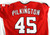 2025 Washington Nationals Konnor Pilkington #45 Game Issued P Used Red Jersey 3