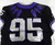 2019-24 Texas Christian TCU Frogs #95 Game Used Black Jersey Football NP R 46 8