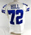 2020 Dallas Cowboys Trysten Hill #72 Game Used White Jersey 48 822