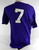 2010s Texas Christian TCU Horned Frogs #7 Game Used Purple Jersey Baseball L 4