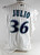 2006 Arizona Diamondbacks Jorge Julio #36 Game Issued White Vest Jersey 52 472