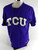 2010s Texas Christian TCU Horned Frogs #21 Game Used Purple Jersey Baseball L 5