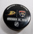 Florida Panthers Vs. Anaheim Ducks # Game Used Black Warm Up Puck DP61339