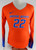 2022 Boise State Broncos #22 Game Used Orange Jersey Volleyball M DP105773