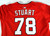 2025 Washington Nationals Tyler Stuart #78 Game Issued Red Jersey 48 05