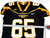 2000s Appalachian State Mountaineers #65 Game Used Black Jersey Football XXL 4
