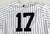 2019 New York Yankees Aaron Boone #17 Game Used White Jersey ST Opening Day 44 2
