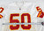 2004 Kansas City Chiefs Kawika Mitchell #50 Game Issued White Jersey 50 307