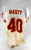 1997 Kansas City Chiefs James Hasty #40 Game Issued White Jersey 40 328