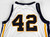 2000s North Carolina A&T Aggies #42 Game Issued White Jersey Basketball 52 0