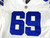 2019 Dallas Cowboys Brandon Knight #69 Game Used White Jersey 46 821