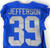 2023 Detroit Lions Jermar Jefferson #39 Game Issued Blue Jersey Thanksgiving 5